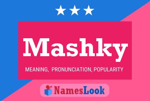 Постер имени Mashky