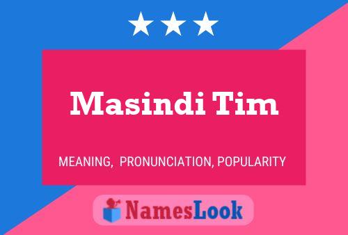 Постер имени Masindi Tim