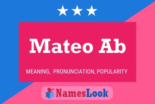 Постер имени Mateo Ab