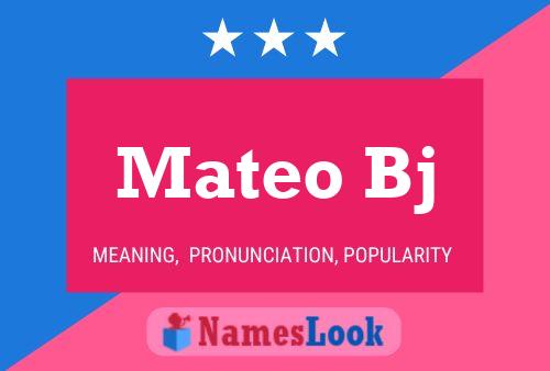 Постер имени Mateo Bj