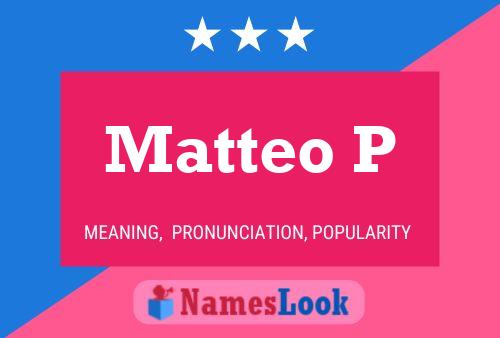 Постер имени Matteo P