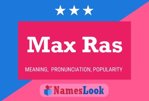 Постер имени Max Ras