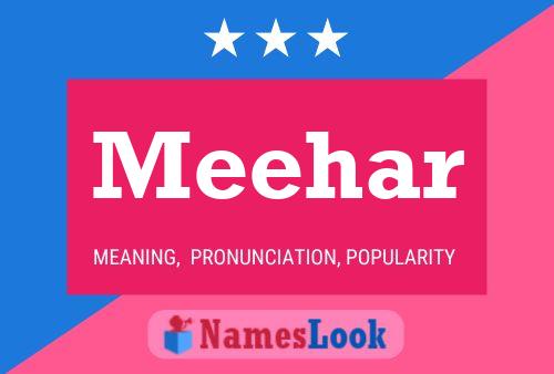 Постер имени Meehar