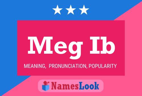 Постер имени Meg Ib