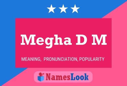 Постер имени Megha D M