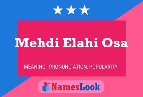 Постер имени Mehdi Elahi Osa