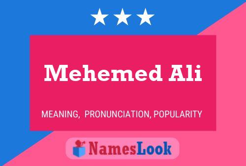 Постер имени Mehemed Ali