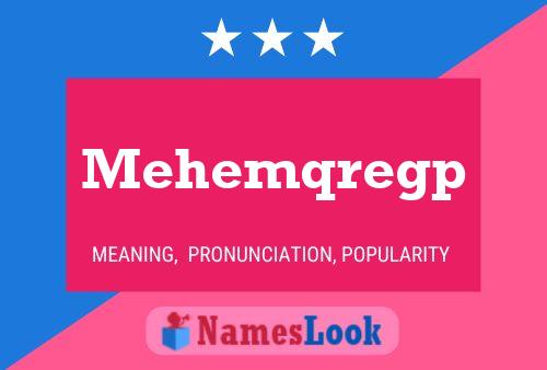 Постер имени Mehemqregp