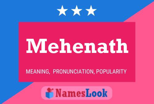 Постер имени Mehenath