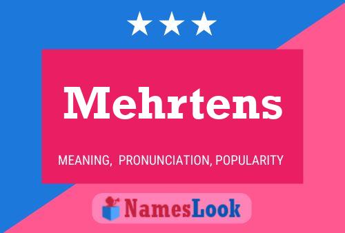 Постер имени Mehrtens