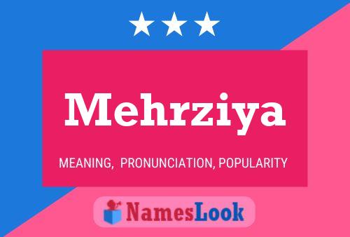 Постер имени Mehrziya