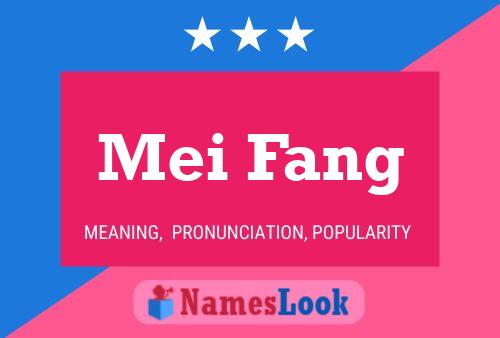 Постер имени Mei Fang