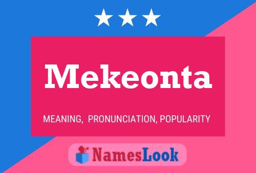 Постер имени Mekeonta