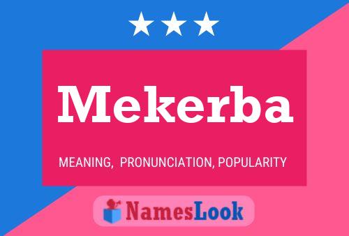 Постер имени Mekerba