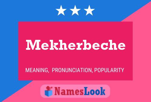 Постер имени Mekherbeche