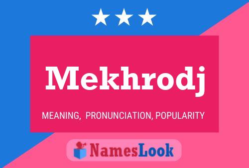 Постер имени Mekhrodj