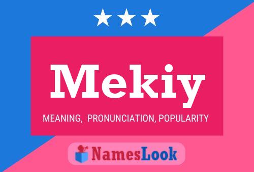 Постер имени Mekiy