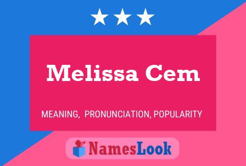 Постер имени Melissa Cem