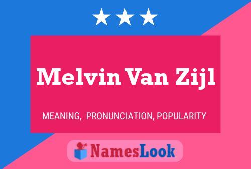 Постер имени Melvin Van Zijl