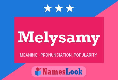 Постер имени Melysamy