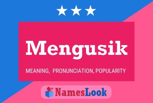 Постер имени Mengusik