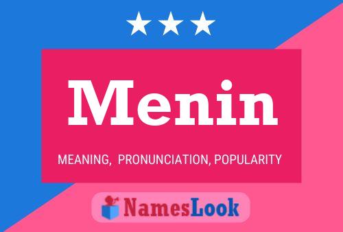 Постер имени Menin