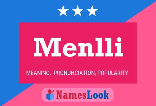 Постер имени Menlli