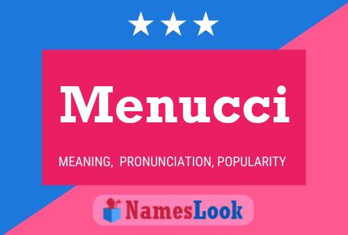 Постер имени Menucci