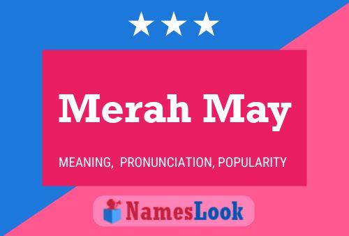 Постер имени Merah May