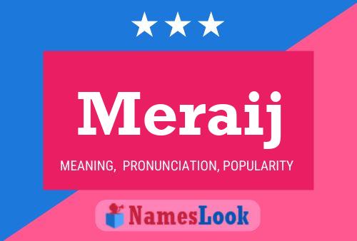 Постер имени Meraij