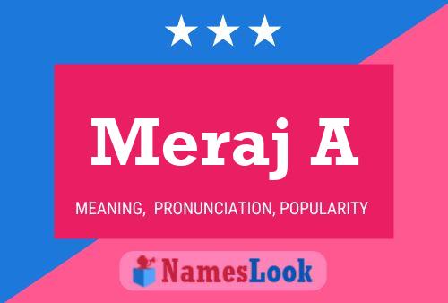 Постер имени Meraj A