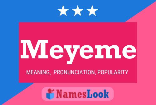 Постер имени Meyeme