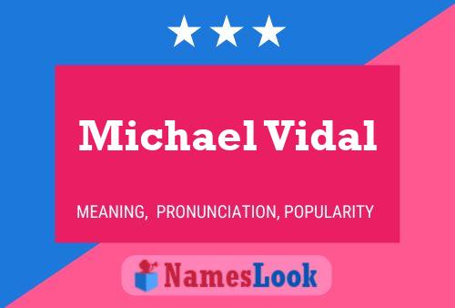 Постер имени Michael Vidal