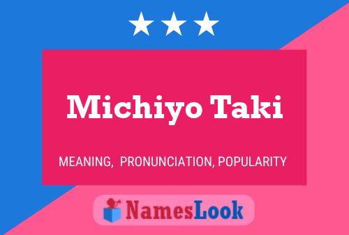 Постер имени Michiyo Taki