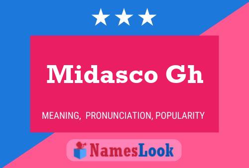 Постер имени Midasco Gh