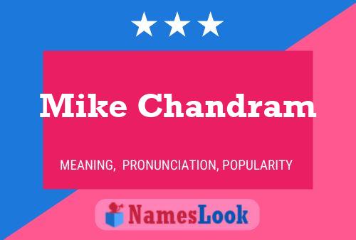 Постер имени Mike Chandram