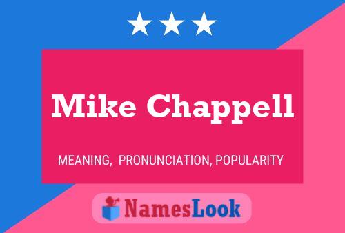 Постер имени Mike Chappell