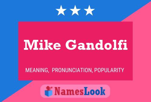 Постер имени Mike Gandolfi