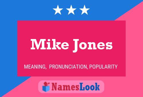 Постер имени Mike Jones