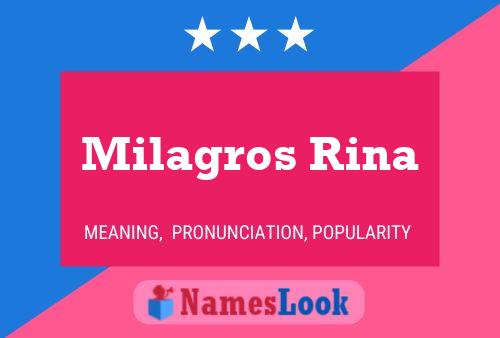 Постер имени Milagros Rina