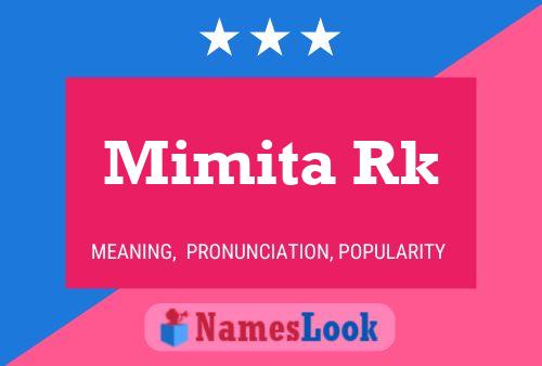 Постер имени Mimita Rk