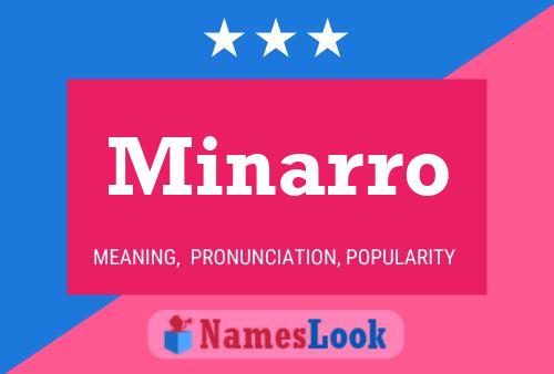 Постер имени Minarro