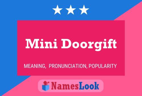 Постер имени Mini Doorgift