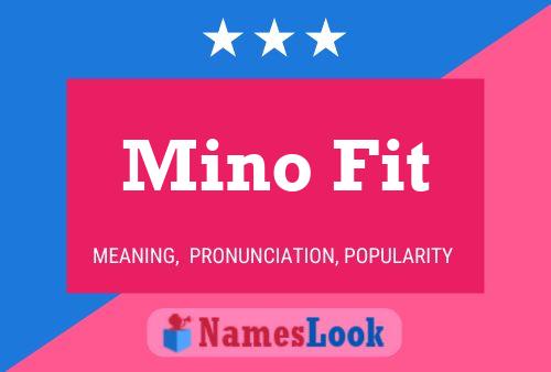 Постер имени Mino Fit