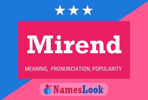 Постер имени Mirend