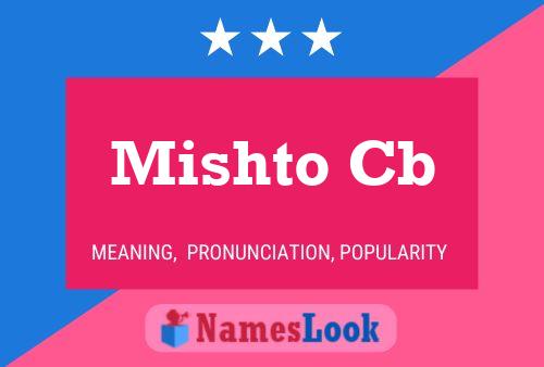 Постер имени Mishto Cb