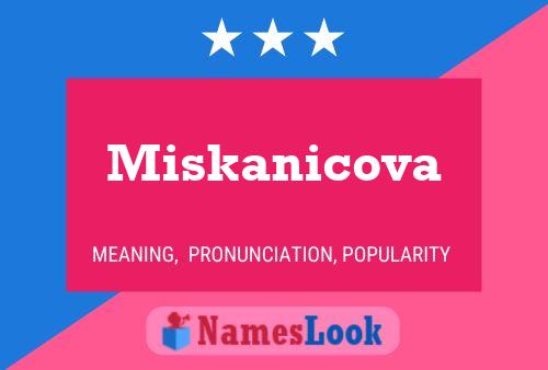 Постер имени Miskanicova