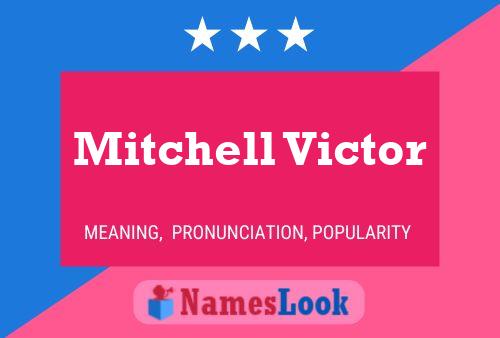 Постер имени Mitchell Victor