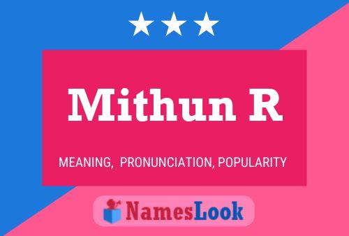 Постер имени Mithun R