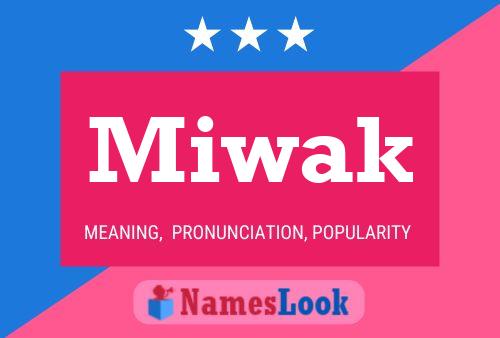 Постер имени Miwak